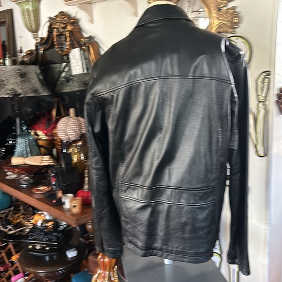 Wilsons Black Leather Thinsulate Ultra Lined Jacket - Picture 2 of 16